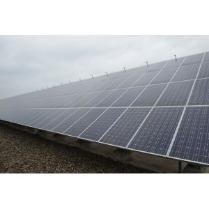 Open Field Ground Mounted Solar PV Systems Screw Foundation 60m/S Wind Speed