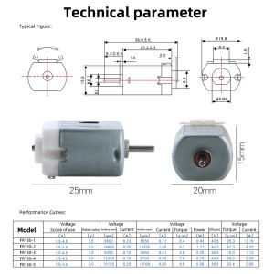 Faradyi Wholesale 3V 6V High Speed Mini 130 Dc Brush Motor For Small Car Toy
