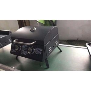 55*46.5*41cm Portable Gas BBQ Grill Outdoor Kitchen with Steel Metal Type Gas