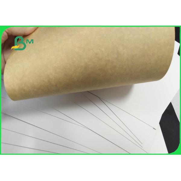 clay coated kraft board Food Grade 270gsm PE 1 / S Clay Coated Kraft Board For Frozen Products