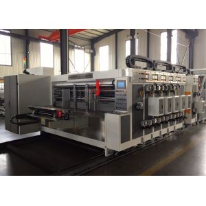 Alloy Grinding Gear Automatic Vacuum Feeder Flexo Printer Slotter Machine /