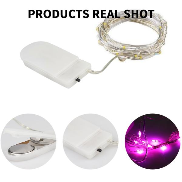 600 LED 60m Remote Control Battery Operated String Lights Outdoor 28V