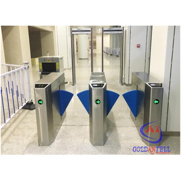 Stainless Steel Electrical gate turnstile entrance Fingerprint Access Control