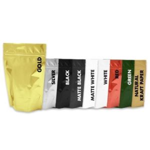 China Matte Finish Tea Bags Packaging , Zipper Coffee Packaging Bag Stand Up on sale