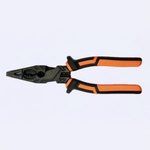 8" High Leverage Multi-Function Combination Pliers Nickle Finishing wire cutter