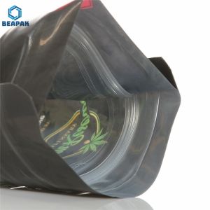 Stand Up Zipper Flat Bottom 150g Coffee Bags With Valve