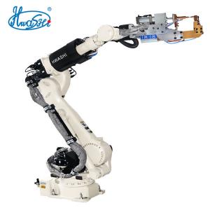 Quality TIG/MIG/MAG Industrial Welding Robots Hwashi 6 Axis With Pinch Welder / Seam Tracer for sale