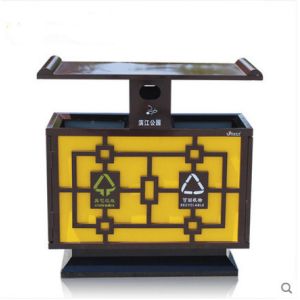 Quality Community Classification Dual Compartment Trash Can Dual Trash And Recycling Bin for sale