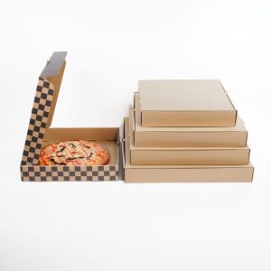 Factory Made Design Size logo  Reusable pink 6 7 8 9 10 Inch Corrugated Paper Food Packaging Dough Cone Pizza-box with Window