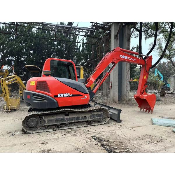 2021 Original Japan 8 Ton Mini Excavator Kubota KX185 with 0.35m3 Bucket Capacity
