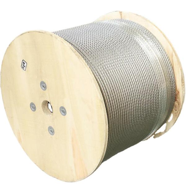 Carbon Steel 6x24 7FC Galvanized Steel Wire Rope JIS 3525 Class A Approx. Weight