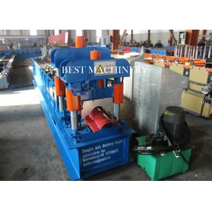Ridge Metal Roof Roll Forming Machine PLC Control Hydraulic Fully Automatic