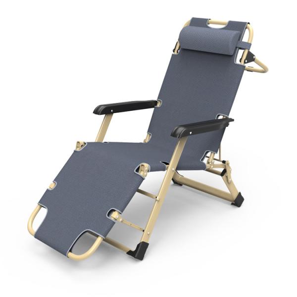 Foldable Portable Chaise Lounge Chair for Outdoor Beach Patio Garden Camping Pool Side