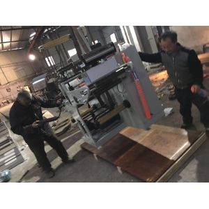 Rotary Knife Die Cutting Machine , Automatic Slitter Rewinder With Turntable