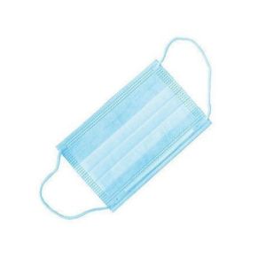 Water Resistant 3 Ply Disposable Protective Face Mask With Elastic Earloop