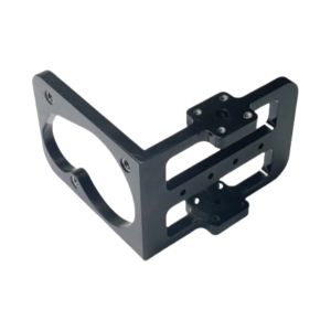 Custom CNC Machined Aluminum Components Anodized Black For Robot Housing