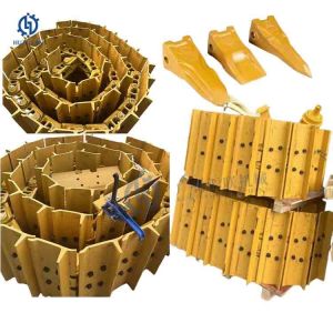 China Komatsu D65-EX12 45 links lubriCATEEed track link with shoe complete lubriCATEEed chains for bulldozers on sale