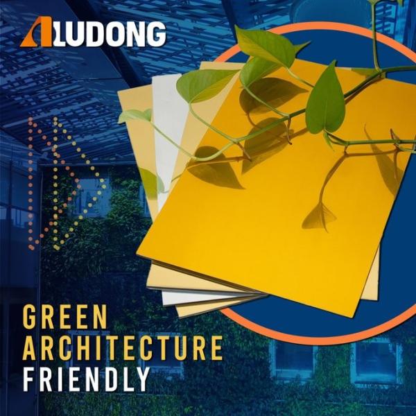 Buy PVDF Aluminum Mirror Panel 4050mm X 1575mm 5mm Thickness at wholesale prices