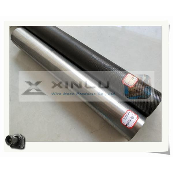 φ33 Aisi 316l Perfect Round Johnson Wire Wrap Screen Tube Strainer Pipe Slot 50micron For Industrial Filtration
