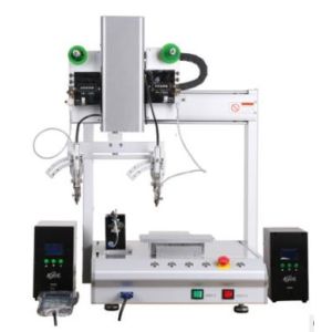 XHL-H331S desktop 3-Axis double head automatic soldering machine