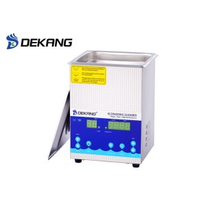 160W 2 Litre Ultrasonic Cleaner With Degass Function High Efficiency