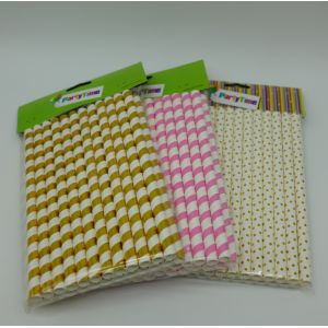 Compostable Coloured Paper Straws Thick Sturdy Engagement Housewarming Party