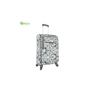 Printing Material Soft Sided Luggage with Two Pockets