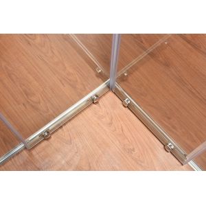 900x900x1900mm Corner Shower Cubicle Tempered Glass