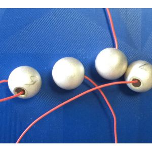 Piezo Ceramic Element Hemisphere , piezoelectric ceramic Materiasl For Welding