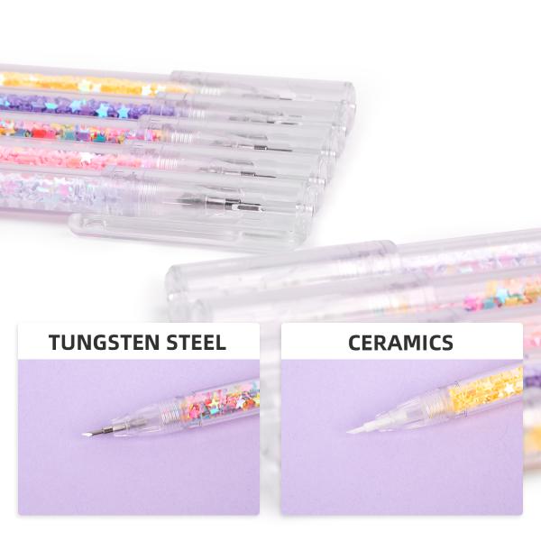 Steel Blade Mini Scrapbook Cutter for Aesthetic Stickers and Handcraft Art Pen Knife