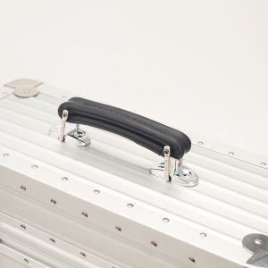 Aluminum Pilot Case Silver Flight Box With Customized Lining