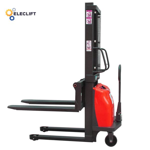 Electric Lifting Semi Electric Pallet Stacker 25mm Ground Clearance 650KG Load