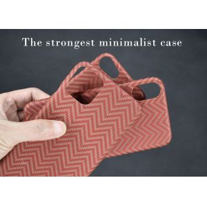 Smooth Touch Orange iPhone SE Aramid Fiber Phone Case