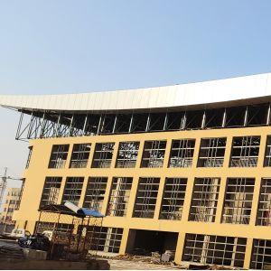 Q345 Light Metal Frame Construction 820mm Roof Steel Space Frame Roof 950mm