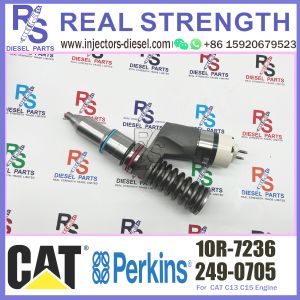 Diesel Fuel Common Rail Injector 2490705 10R7236 249-0705 10R-7236 For CAT C13