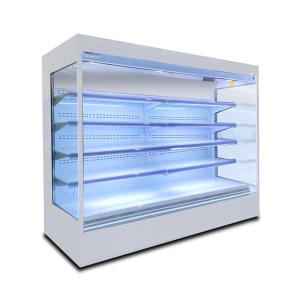 Multideck Open Chiller Refrigerated Shelves Multideck Cabinets With Curtain