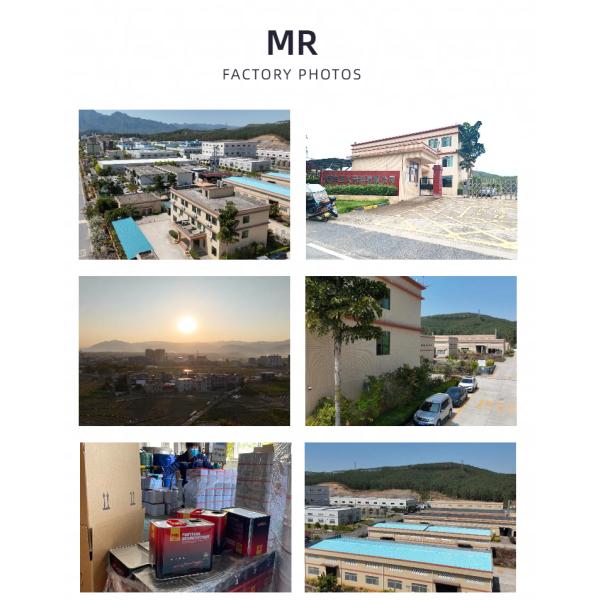 China Automotive Paints 1K Transparent Iron Red Liquid Paint 10