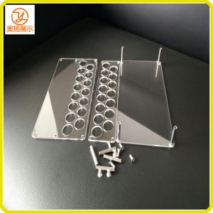 China factory customized disassembled clear acrylic cosmetic display lipstick