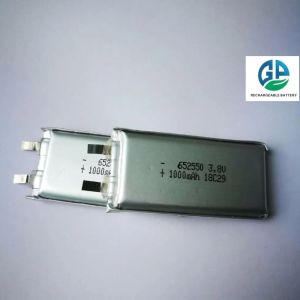 High Capacity Rechargeable KC Li Ion 3.8V 652550 Lithium Polymer Lipo 1000mAh