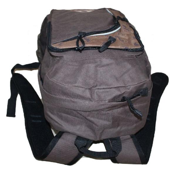 Lightweight Leisure Black Canvas College Laptop Backpack