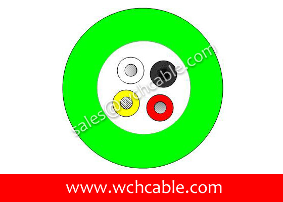 Buy TPU Cable UL20549 22AWG 4Cores OD4.8mm Glossy Black at wholesale prices
