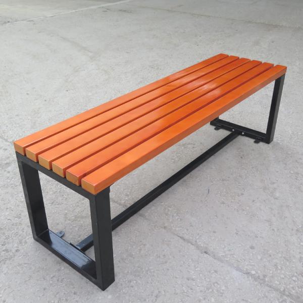Factory Outlet cheap price high quality Outdoor Leisure Garden Metal Wooden Bench Seat