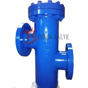 Fabricated Simplex Basket Strainer Offset ANSI 150LB / 300LB Inlet / Outlet