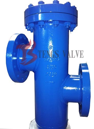 Fabricated Simplex Basket Strainer Offset ANSI 150LB / 300LB Inlet / Outlet