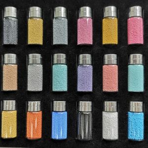 Round Spheres Gold Pearlet Cosmetics Raw Materials Odorless