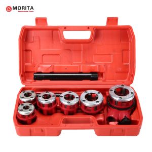 Ratchet pipe threading tools kit 1/4-1-1/4 malleable cast iron for threading gas pipe or galvanized iron pipes