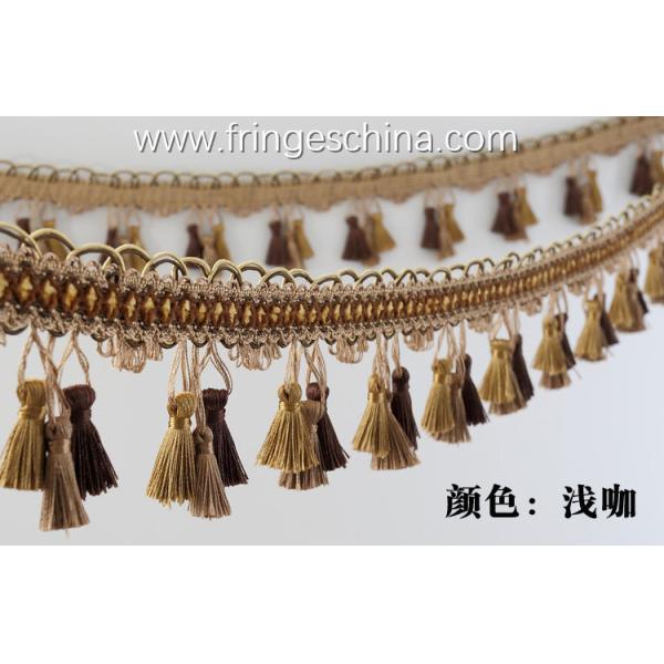 Handmade fashionable chain beads lace tassels fringes for curtain/sofa/pillow/stage decoration