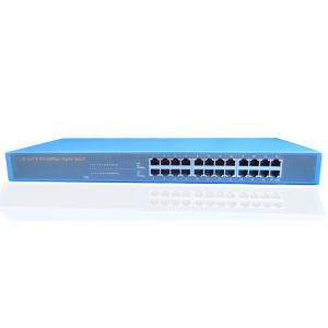 24 ports gigabit metal box Ethernet/network switch 1000m for IP camera network