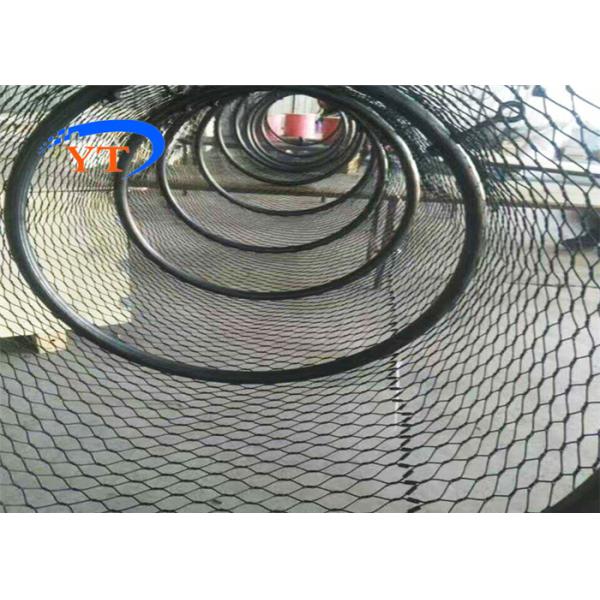 Special Type Diamond Mesh Fencing , Flexible Stainless Steel Bird Cage Fencing