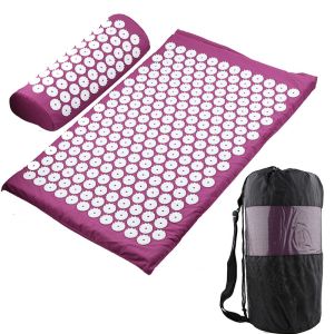 Back Massage Acupressure Yoga Mat High Blood Pressure Reduce Cellulite